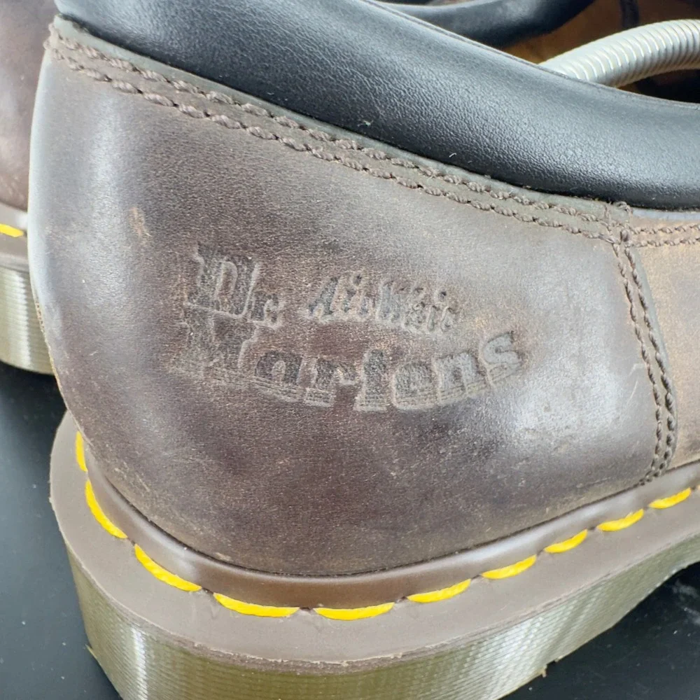 Dr. Martens 8053 Gaucho Crazy Horse Leather Padded Collar Oxfords Mens 14